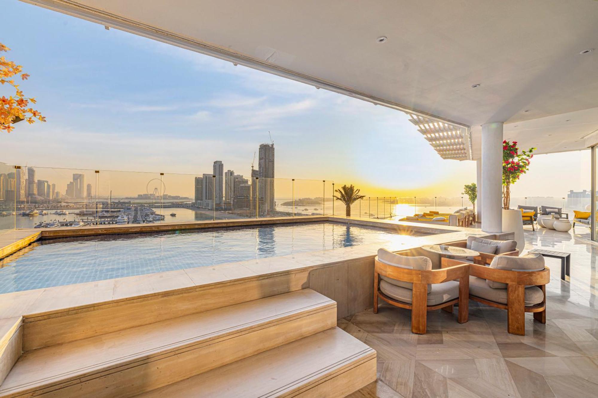 Five Palm Jumeirah 2Br Luxury Penthouse , Full Marina See View With Private Pool Dubai Exterior foto