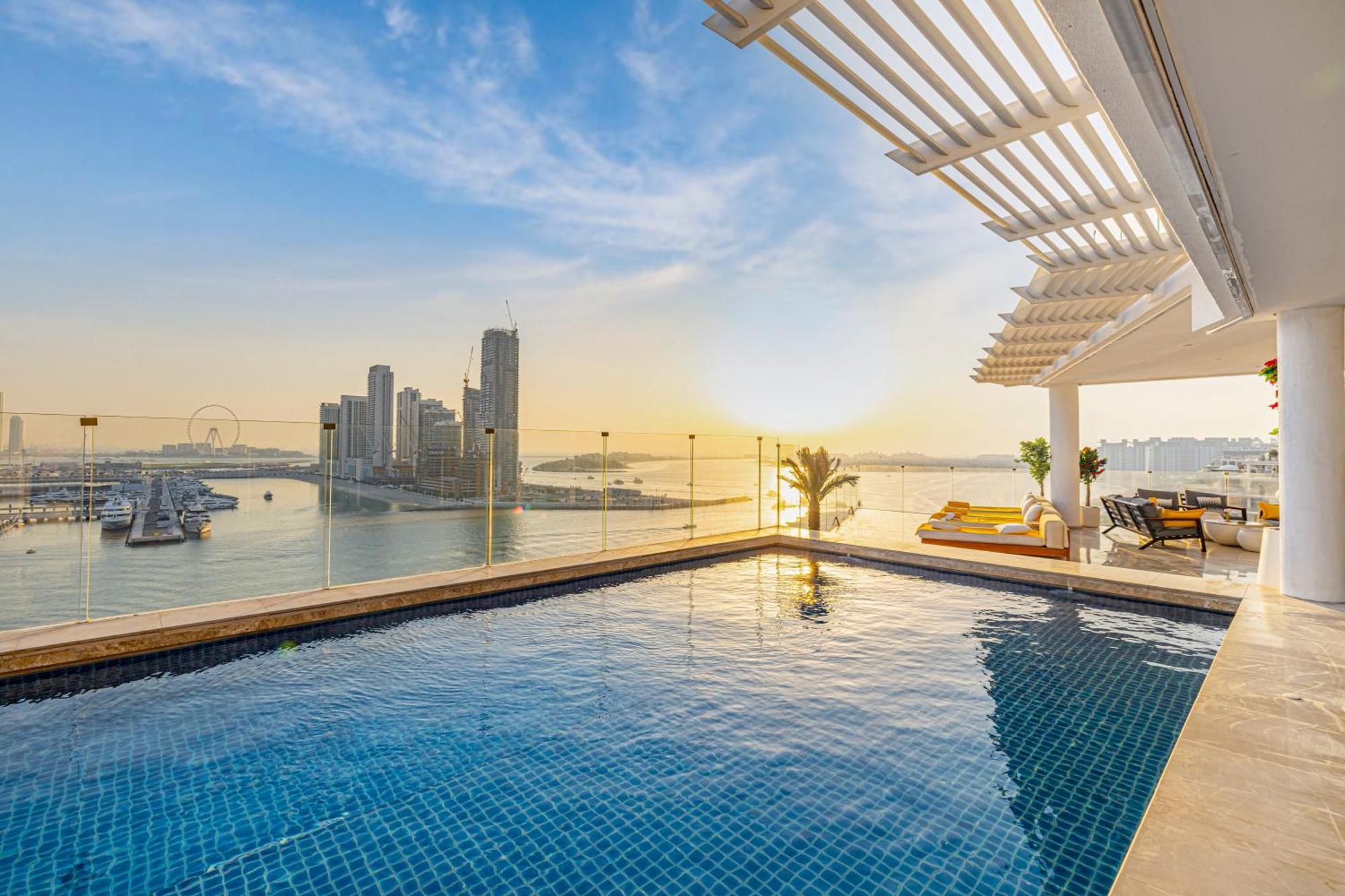 Five Palm Jumeirah 2Br Luxury Penthouse , Full Marina See View With Private Pool Dubai Exterior foto